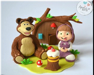 Masha and The Bear Cakes