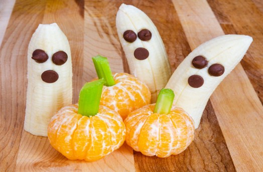 Banana Ghosts And Clementine Pumpkins Jigsaw Puzzle