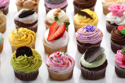 Assortment Of Colorful Cupcakes Jigsaw Puzzle