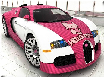 Hello Kitty Car Jigsaw