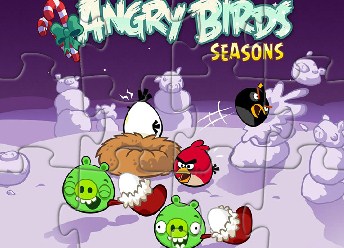 Angry Birds Winter Puzzle