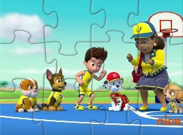 Paw Patrol Basketball Puzzle