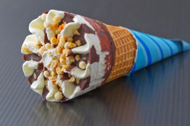 Ice Cream Cone With Nuts Jigsaw Puzzle