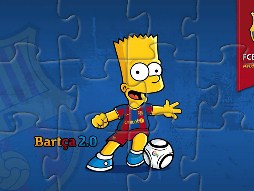 Bart Soccer er Puzzle