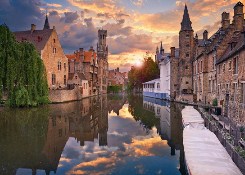 Most beautiful cities bruges cr alamy