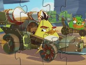 Angry Birds Chuck Racer Jigsaw