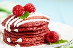 Red Velvet Pancakes Jigsaw Puzzle