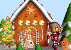 Elf and Gingerbread House Jigsaw