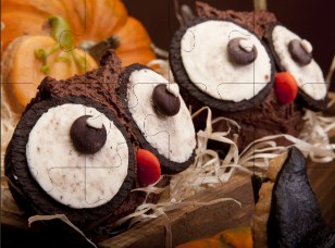 Owl Cupcake Jigsaw Puzzle