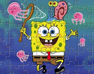 SpongeBob Jellyfishing Puzzle