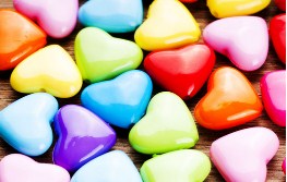 Colorful Heart Candy