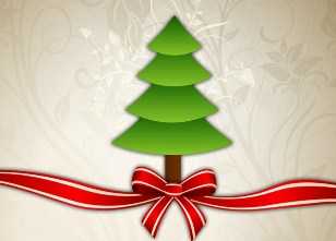 Christmas Tree With Bow