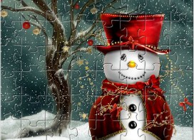 Cute Snowmen Jigsaw