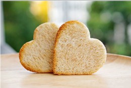 Heart Shaped Toast