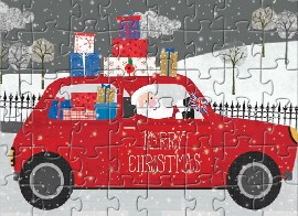 Christmas Taxi Jigsaw