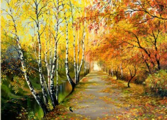 Autumn Road Jigsaw