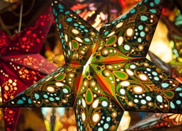 Paper Star Lanterns Jigsaw Puzzle