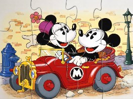 Mickey and Minnie Car