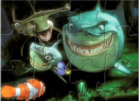 Finding Nemo Sharks Jigsaw