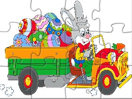 Easter Truck Jigsaw