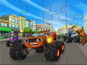 Blaze and Monster Machines Puzzle