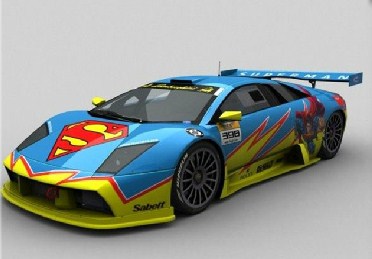 Super Hero Racing Car