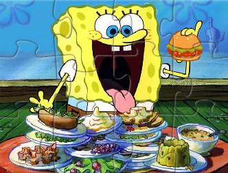 SpongeBob Dinner Jigsaw