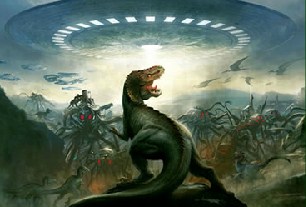 Dinosaurs vs Aliens Jigsaw