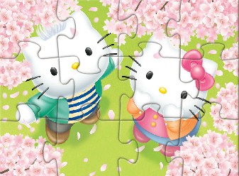 Hello Kitty In Love Jigsaw