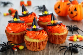 Halloween Witch Cupcakes Jigsaw Puzzle