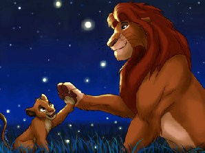 Simba and Mufasa