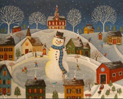 Village Snowman