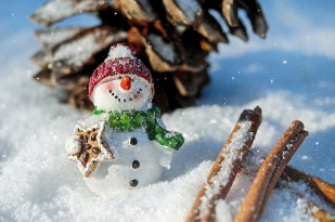 Festive snowman