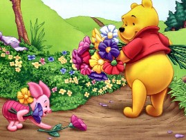 Spring Pooh and Piglet