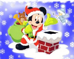 Mickey Santa Puzzle