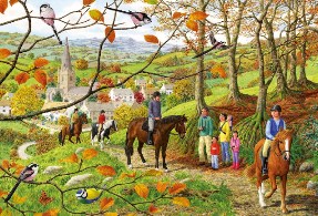 Beechwood Walk Charles Wysocki Jigsaw Puzzle