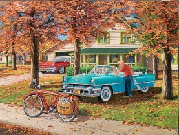 Vintage Art Charles Wysocki Jigsaw Puzzle