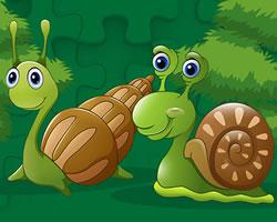 Cute Snails Jigsaw