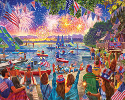 4th of July Fireworks Jigsaw Puzzle