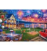 Desenhos de 4th of July Celebration Lakeside Jigsaw Puzzle para colorir