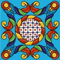 Abstract Glass Mandala Painting Jigsaw Puzzle