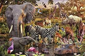African Animals World Jigsaw Puzzle