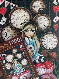 Desenhos de Alice Time Jigsaw Puzzle para colorir