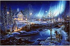 All is Bright Winter Landscape Jigsaw