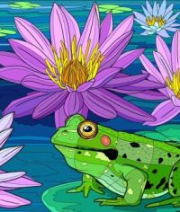 Amicable Amphibians Jigsaw Puzzle