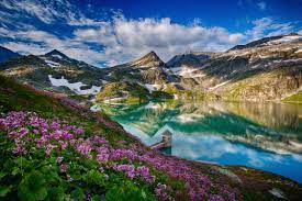 Austria Mountains Lake Alps Clouds Jigsaw Puzzle