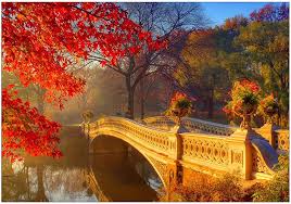 Autumn Bridge Jigsaw Puzzle