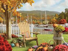 Autumn Harbor Jigsaw Puzzle