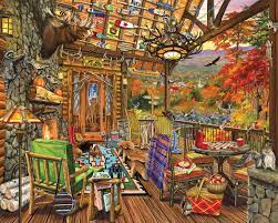 Autumn Porch Jigsaw Puzzle