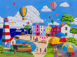 Desenhos de Balloon Seller Jigsaw Puzzle para colorir